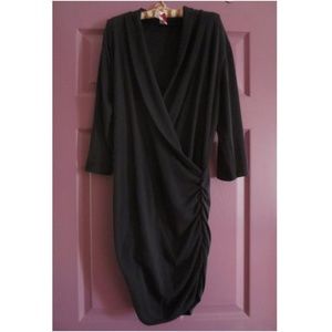 J Mode Long Black Light Knit Sweater Top